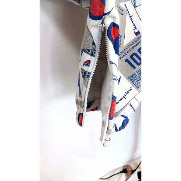 Champion Super Fleece 3.0 Thick Sweat Pants Allover Tag Scatter Script - Size M - Picture 6 of 13